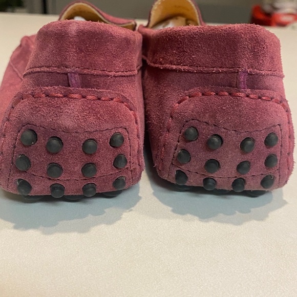 M. GEMI THE FELIZE SUEDE DRIVING SHOE MOCCASIN LOAFER BURGUNDY WOMENS SZ 39 - Picture 8 of 14